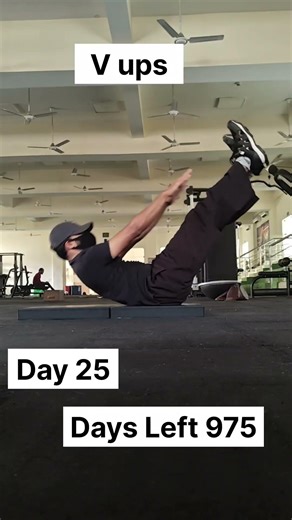 Day 25 | V-Ups Exercise for Abs (Common Mistakes & Correct Form)
