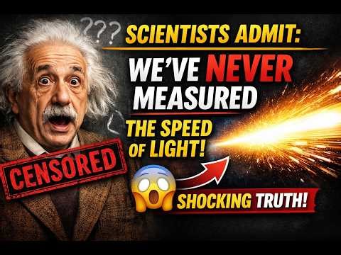 Scientists Admit: We’ve Never Measured the Speed of Light.Only Assumptions.Here’s Why