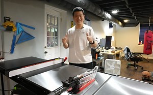 台锯SawStop断背开箱安装