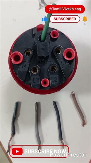 💪 how to industrial socket 16A connection 5 pin 🤔 இந்த மாதிரி 5 pin சாக்கெட் எப்படி பொருத்துதல்