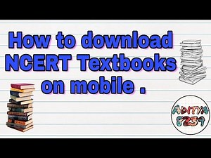 How to download NCERT Textbooks on mobile.