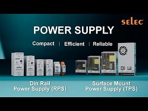 Selec DIN Rail & Surface Mount Power Supply | Stable DC Power for Modern Industrial Control Panels
