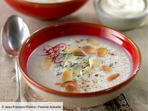 Velouté de topinambours, pointe de colombo et miel facile : Découvrez toutes les recettes de Femme Actuelle