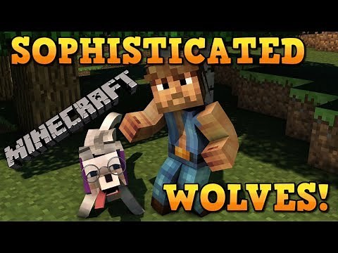 Minecraft: BEST WOLF EVER! Sophisticated Wolves Mod Showcase!