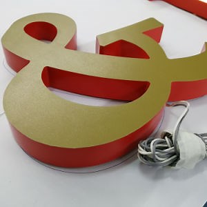 [Hot Item] Acrylic Luminous Front Lit Outdoor Retail Shop Face Letter Sign