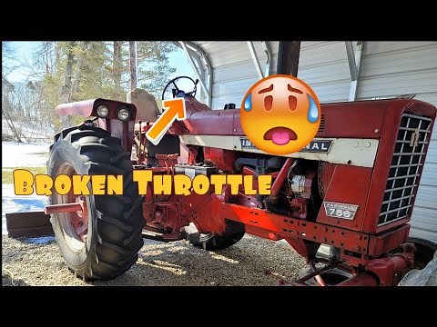 What's the Throttle Issue with the Farmall 756?