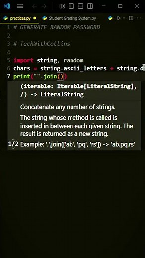 Random Password Generator in Python (Secure & Super Fast!) 🔒🐍 #coding #python #pythoncoding