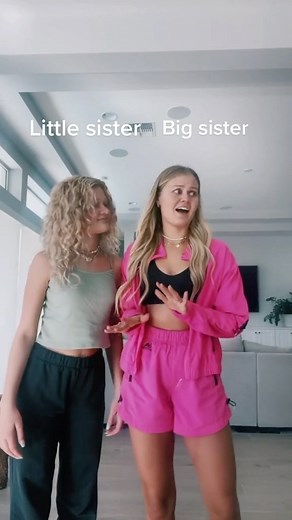 BELLA (Weems) LAMBERT on Instagram: "@addisonweems 😂 this is what it’s like having a little sister haha #trend #reel #funny #sisters"