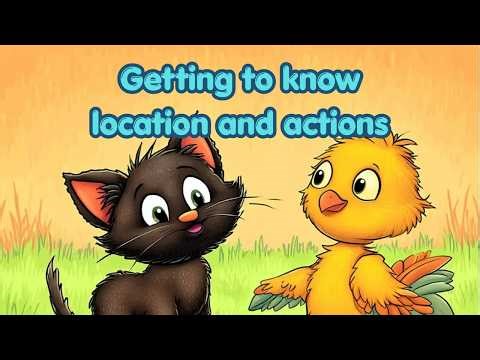 🐱 Up and Down with Tom the Cat! | Episode 2: The Singing Bird | Learn Animal Sounds & Actions