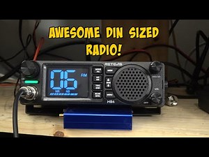 Retevis MB4 AM/FM CB Radio with Front Firing Speaker. This DIN Sized Radio is great!