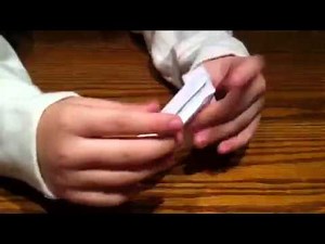 How to fold a Darth Vader origami finger puppet