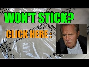 How to get "DEALER MUST REMOVE" mats to stick