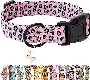 Amazon.com : CollarDirect Reflective Dog Collar for a Small, Medium, Large Dog or Puppy with a Quick Release Buckle - Boy and Girl - Nylon Suitable for Swimming (12-16 Inch, Purple) : Pet Supplies