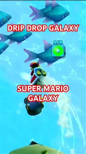 DRIP DROP GALAXY - SUPER MARIO GALAXY #mario #nintendo #gaming