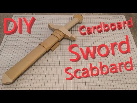 How to Make a DIY Cardboard Scabbard for a Cardboard Sword