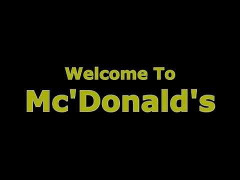 Welcome To McDonald's