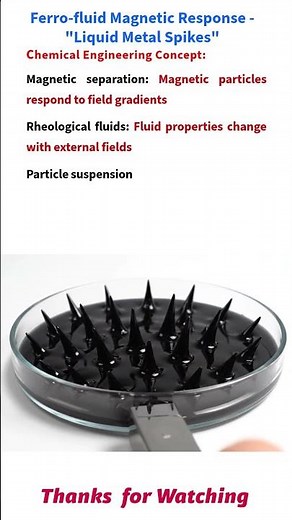 Liquid Turns Into Spikes… Then Melts Again 🤯 | Ferrofluid Experiment #Ferrofluid #MagnetMagic
