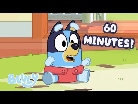 🔴LIVE: Run Your Own Race! 🏎️ | 60 MINUTES! | Cute and Outdoorsy Moments of Bluey & More! ⛅️ | Bluey