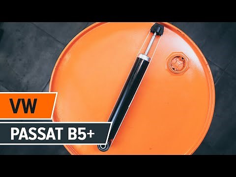 How to change rear shock absorbers on VW PASSAT B5+ TUTORIAL | AUTODOC