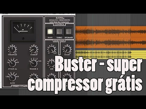 Excelente compressor de bus gratuito - Buster SE (Analog Obsession) - Review completo - Plugins #32