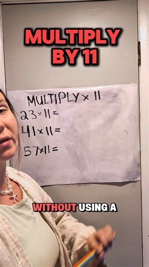 🧮 Math Hack: Multiply by 11 in Your Head! 🧮 You don’t need a calculator for this one, just a quick trick! 1️⃣ For a 2-digit number: Example: 23 × 11 Add the digits: 2 3 = 5 Place that in the middle → 253 2️⃣ If the sum is 10 or more, carry the 1: Example: 59 × 11 5 9 = 14 → put the 4 in the middle, carry the 1 → 649 ✨ Easy mental math that saves time on tests and in real life! 👉 Try this trick with your favorite 2-digit number and drop your answer in the comments! #mymacmedia #murphycredle #m