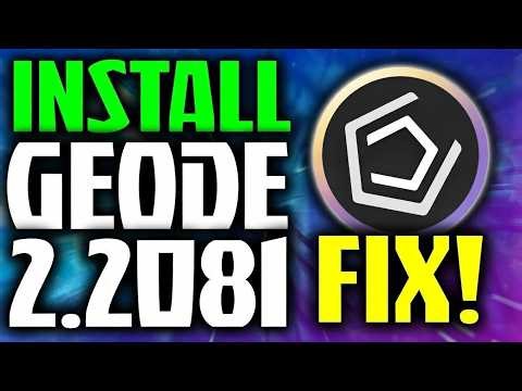 How to Install GEODE AFTER 2.2081 UPDATE IN GEOMETERY DASH (2026) (PC & ) How to downgrade geometry