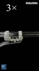 Chinese scientists have developed a one-piece 3D-printed pipe-climbing robot capable of scaling and monitoring pipes in real-time | China Xinhua Sci-Tech