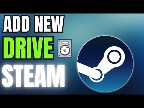 How to ADD A New Drive to Your Steam Library in SECONDS!