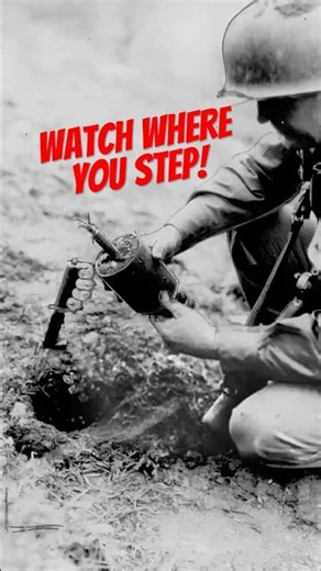 WW2 Soldier Steps Close To a Mine -- #history #veteran #ww2 #ww2veteran #militaryhistory #wwii
