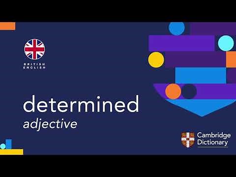 How to pronounce determined | British English and American English pronunciation