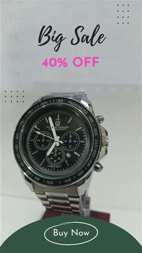 BD Men Silver Stainless Steel Strap Watch