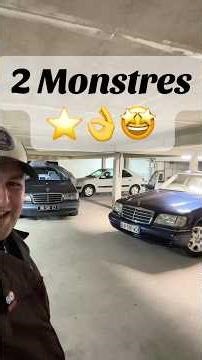 The legendary 600 SEL V12 M120 and the fabulous S300 Turbo-Diesel OM606 ⭐️👌🤩 #W140 #MercedesBenz
