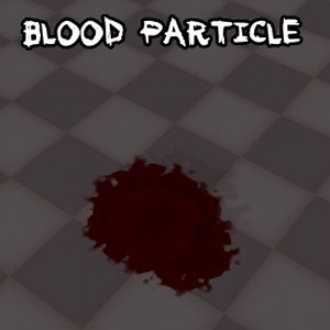 Simple Blood Drip Particle Prefab - sketchu - BOOTH