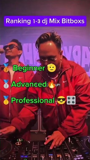DJ Levels: Beginner vs Advanced vs Professional 🎧🔥#shorts