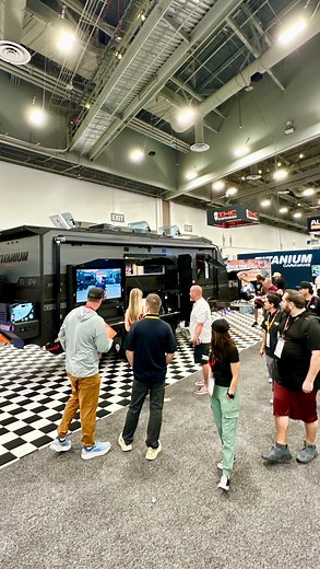 America is loving Titanium Caravans! Here it is, the reveal of the Titanium Ti22 S4 21.6, ready to take on the USA. Crafted to meet American compliance standards and ready to impress on the global stage. We’re excited to be on display this week at @semashow, the largest automotive and speciality vehicle show in the world. | Titanium Caravans
