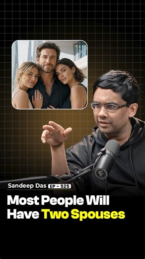 How Most People Will Have Two Spouses in the Future | ‪@SandeepDasAuthor‬ - Raj Shamani #shorts