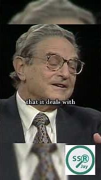 Soros explains concept of reflexivity in mkts, which can lead to extreme moves away from equilibrium