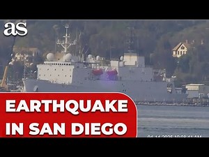 San Diego shaken: EARTHQUAKE HITS COUNTY, caught on SURVEILLANCE FOOTAGE