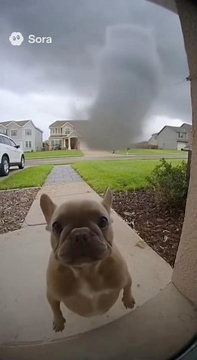 Oh noooooo save Pibble from the Tornado 🌪️ 😱 #ai #youtubeshorts #aivideo #pibble #soraai