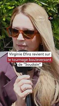Virginie Efira: "I get angry much less" - How the film "Suddenly" changed her #Cannes2026