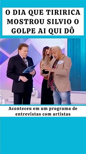 THE DAY TIRIRICA USED THE "OUCH THAT HURTS" MOVE ON SILVIO SANTOS #feedshorts #latestnews #memes ...
