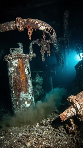 The Titanic Water Pump Room — Machinery Frozen Mid-Motion #titanic #viral #shorts