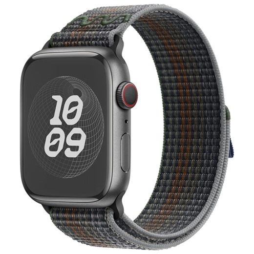 [$1.69] Bracelet de montre en nylon à boucle pour Apple Watch Series 10 46 mm / 9 45 mm (Minuit)