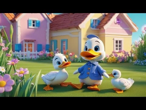 Duck Pools Go Splash Splash Splash | English Nursery Rhyme | Kids Songs | Baby Music