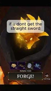 Guide to make a strong weapon and no wasting ores in The Forge #roblox #theforge