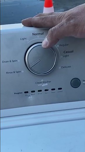 How to enter diagnostic mode on a Whirlpool washing machine #how #howto #howtofix #viral #whirlpool