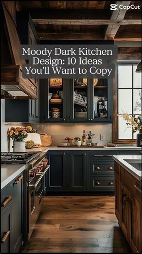 Yes? No? Moody Dark Kitchen Design: 10 Ideas You’ll Want to Copy.