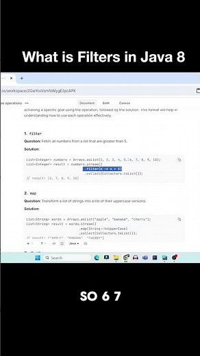What is filters Java 8 | Interview Questions and Answers | Code Decode