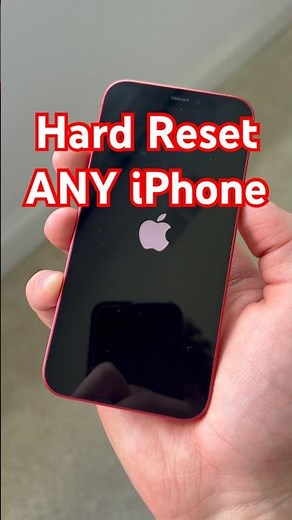 How to Hard Reset iPhone!
