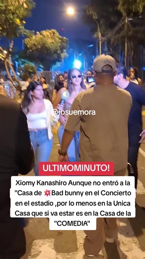 Xiomy Kanashiro y la Casa de la Comedia con Bad Bunny